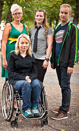 Sofie Sjöstrand, Karin Carlsson, Stefan Johansson och Pia Hammargren Sofie Sjöstrand, Karin Carlsson, Stefan Johansson och Pia Hammargren