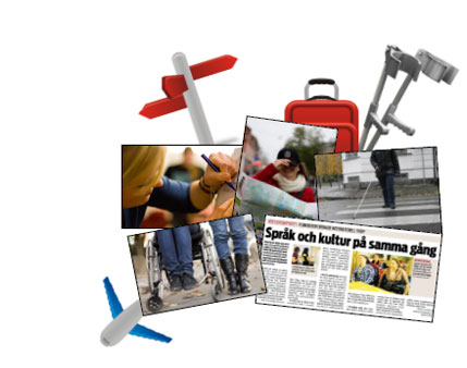 Funkibator satsar på nya områden Ett bildcollage över vår internationella satsning